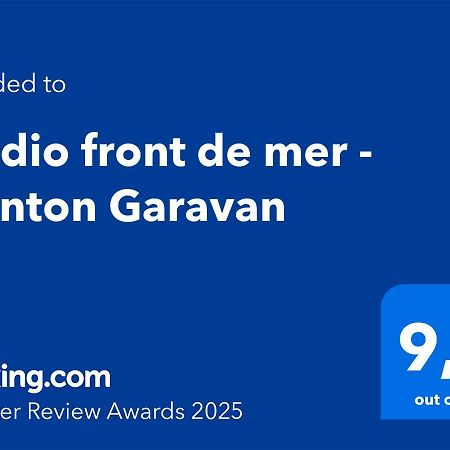 Studio Front De Mer - Menton Garavan Екстер'єр фото